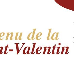 Menu Saint Valentin restaurant libanais saidoune